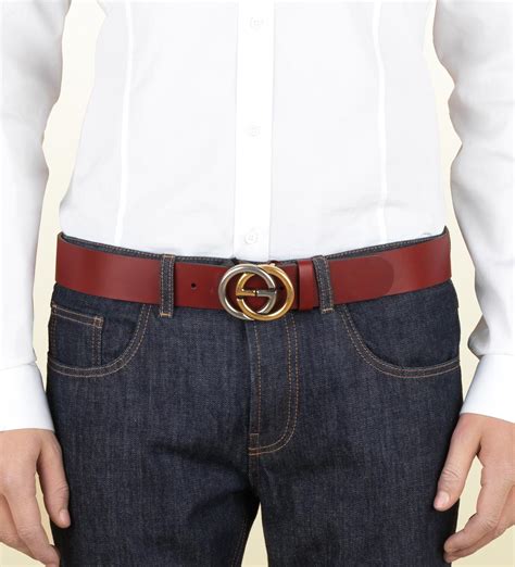 red gucci belt outfit men|genuine leather gucci belt men.